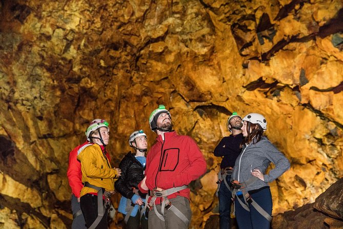 Inside the Volcano: Small-Group Tour and Lava Field Hike - The safety briefing and open elevator