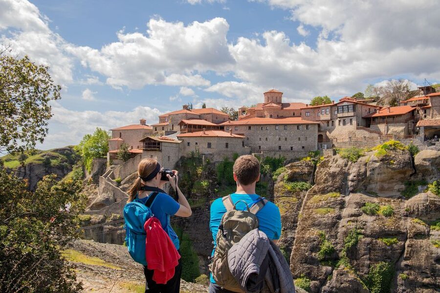 Kalabaka: Meteora Small-Group Hiking Tour w/ Monastery Visit - Reaching Great Meteoron or Varlaam