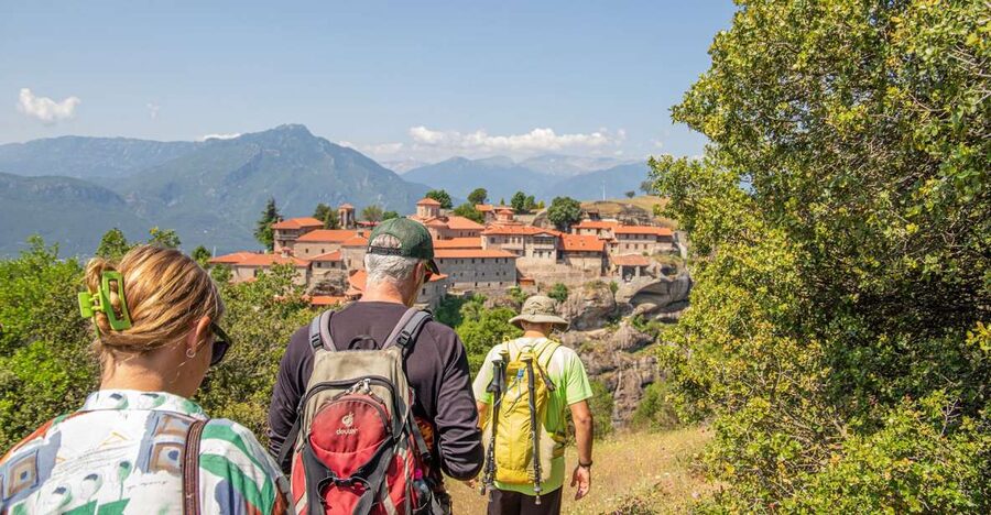 Kalabaka: Meteora Small-Group Hiking Tour w/ Monastery Visit - From Kalabaka to Kastraki and Dupiani Hermitage