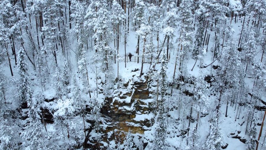 Korouoma: Frozen Waterfall Hiking Tour - The 90-minute drive from Rovaniemi