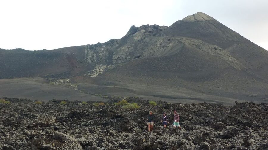 Lanzarote: Guided Volcano Hike with Transfers - The volcano summit and crater view