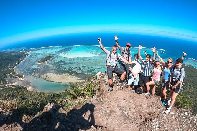 Le Morne Mountain Sunrise Hike & Climb - The upper section and the memorial cross