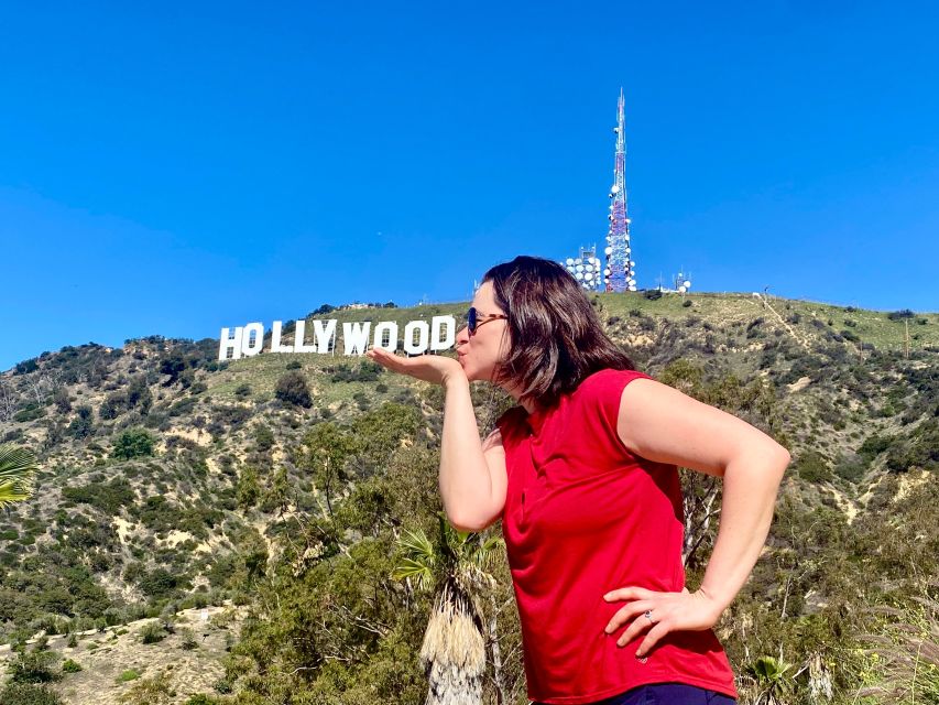 Los Angeles: Front & Back of Hollywood Sign Hike Guided Tour - The first viewpoints and the Hollywood stories