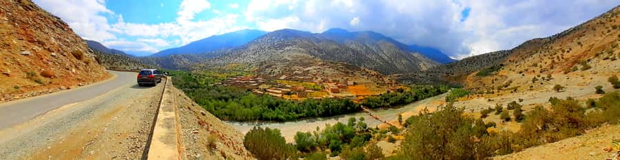 Marrakech: Atlas Adventure, Hike, Camel Ride &desert & lunch - Leaving Marrakech for Moulay Brahim Valley