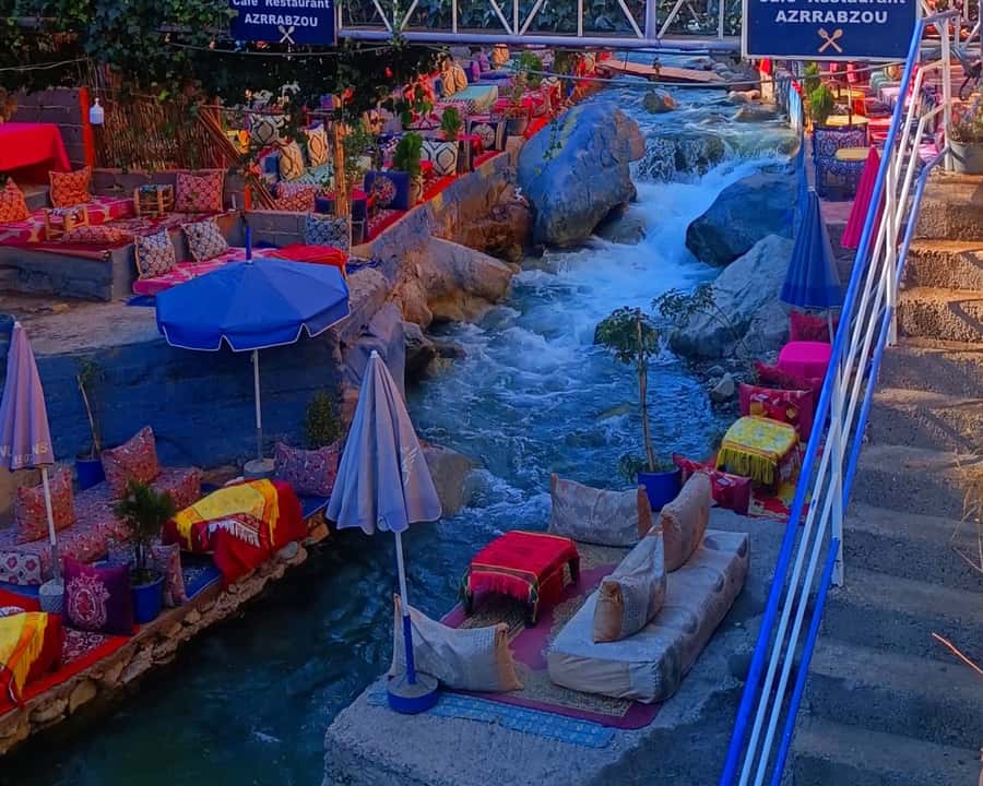 Marrakech: Ourika Valley Trip with Waterfall Hike - Lunch beside the Ourika River
