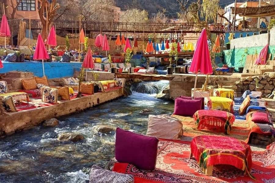 Marrakech: Ourika Valley Trip with Waterfall Hike & Lunch - The viewpoint and the women’s cooperative