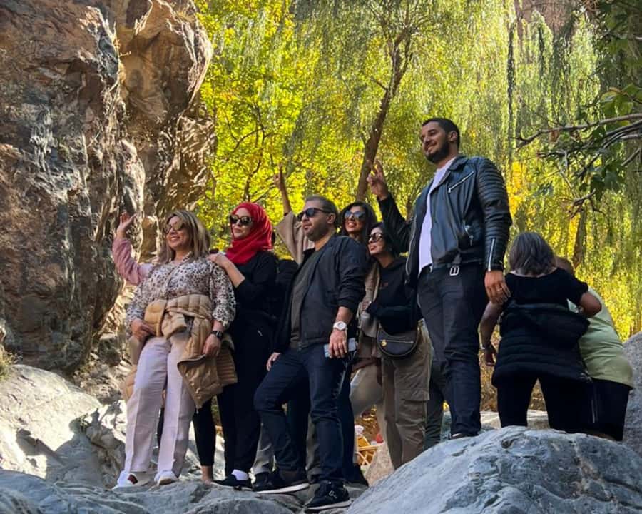 Marrakech: Ourika Valley Trip with Waterfall Hike - Pickup, minibus comfort, and the road south
