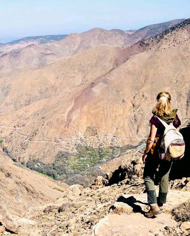 Marrakech: Tedli Summit Atlas Mountains Day Hike & Lunch - Returning through Imlil and the waterfall