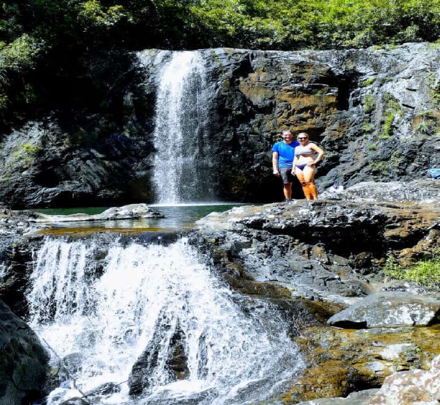 Mauritius: Tamarind Falls Guided Hike with Swim and Lunch - Climbing Toward the Seventh Waterfall