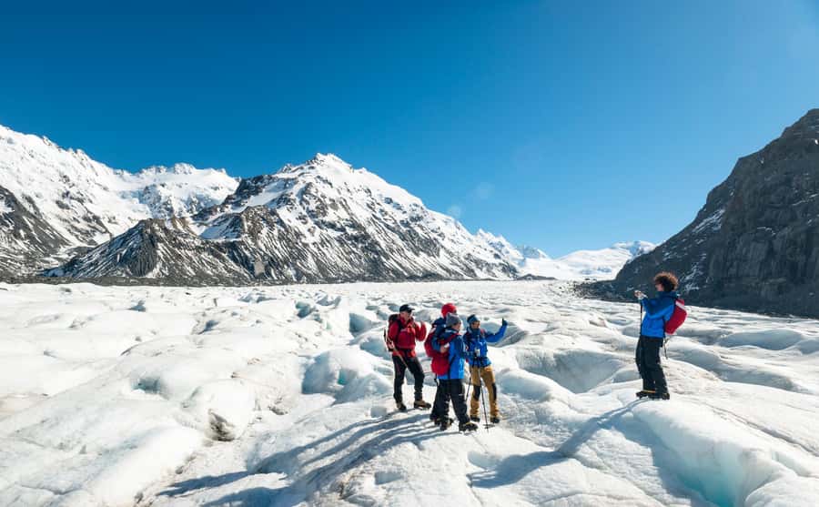 Mount Cook: 3-Hour Tasman Glacier Helicopter Ride and Hike - The first helicopter flight to Tasman Glacier