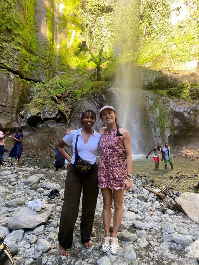 Mount Meru Arusha: Napuru Waterfall Hike by Kingstone Asilia - Arriving at the 78-meter Napuru Falls