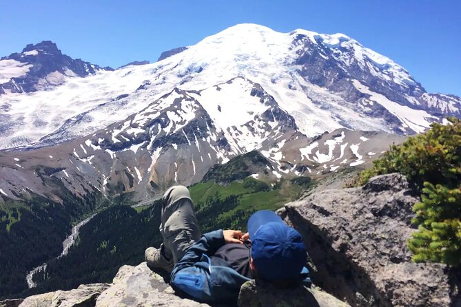Mt. Rainier highlights - old forest, falls and glaciers - From downtown Seattle to the mountain