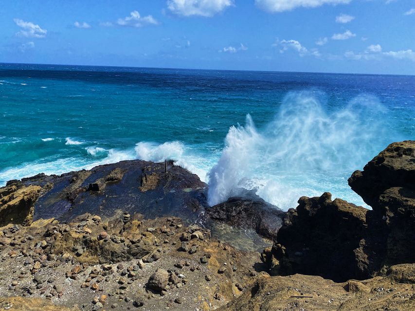 Oahu: Diamond Head Crater Hike and North Shore Experience - Halona Blowhole and the eastern coast