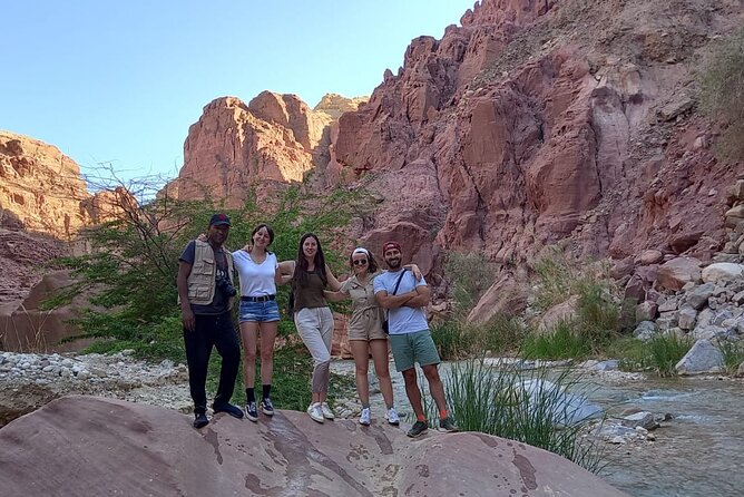 One Day Hiking Wadi Al Hasa Canyon - Wadi Al Hasa’s river route near the southern Dead Sea