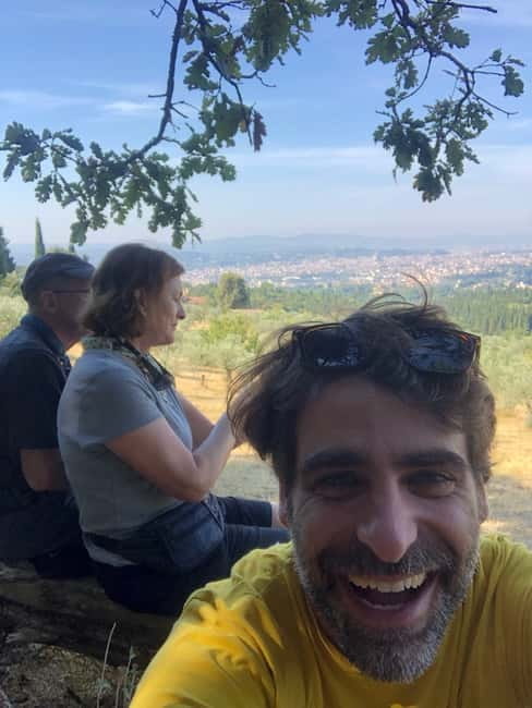 Private Hiking Florence Tour with Wine and Lunch or semi-pri - Reaching Leonardo da Vinci Square