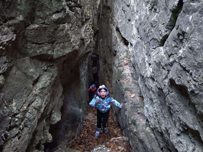Private Nottawasaga Bluffs Caves Hike - Creemore/Collingwood - The main Nottawasaga Bluffs caves