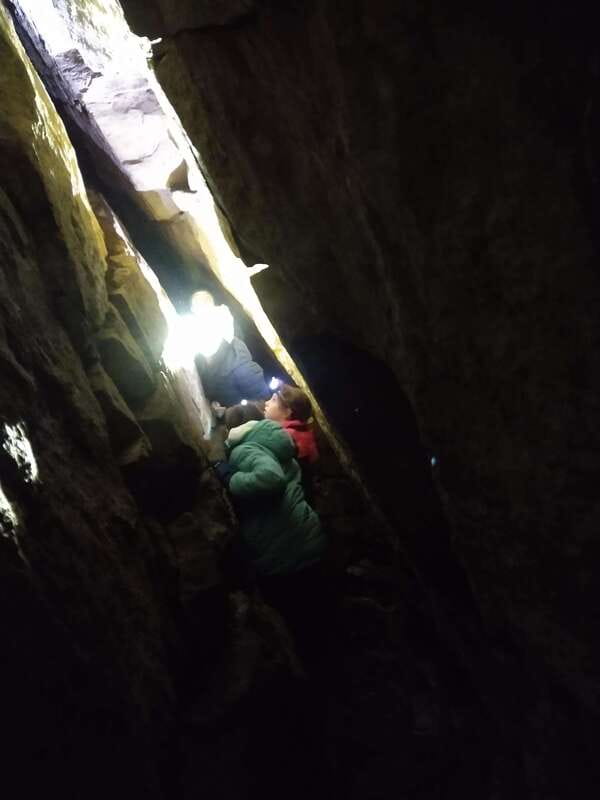 Private Nottawasaga Bluffs Caves Hike - Creemore/Collingwood - The lookout over Beaver Valley