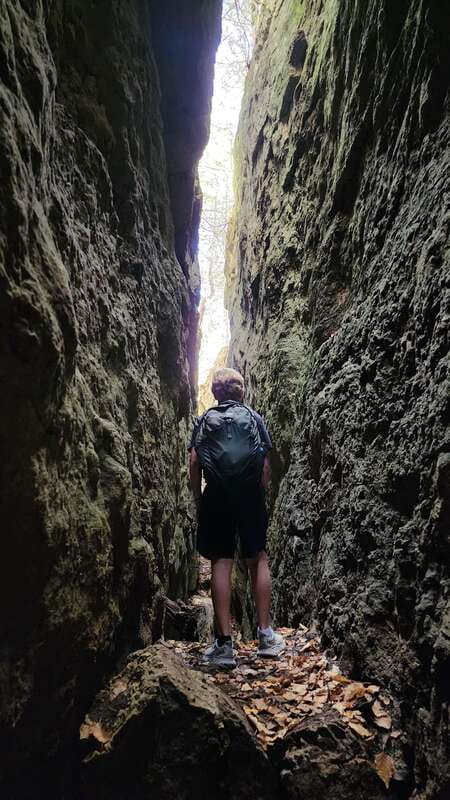 Private Nottawasaga Bluffs Caves Hike - Creemore/Collingwood - Best Caves, Freedom Rock, and the Tomb