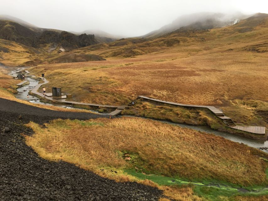 Private Reykjadalur Hike & Hot River Geothermal Tour - Reaching the warm river
