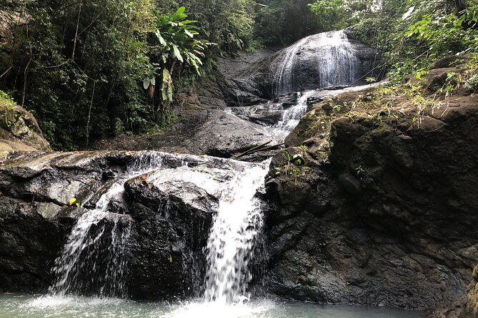 Rainforest Hike and Waterfall Safari - Riding inland from Gros Islet in an open-air 4x4