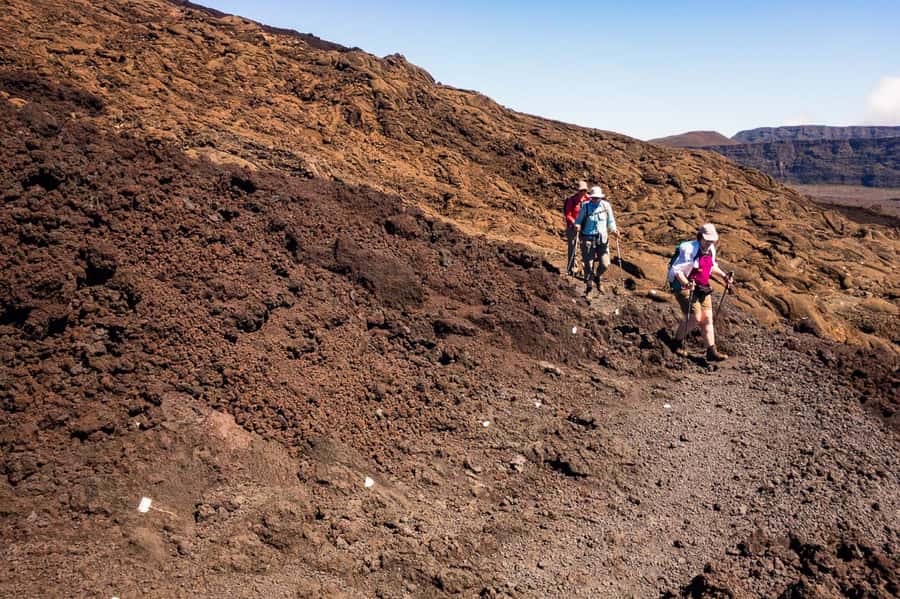 Réunion: Piton de la Fournaise Guided Volcano Hike - Formica Léo and the first lava fields
