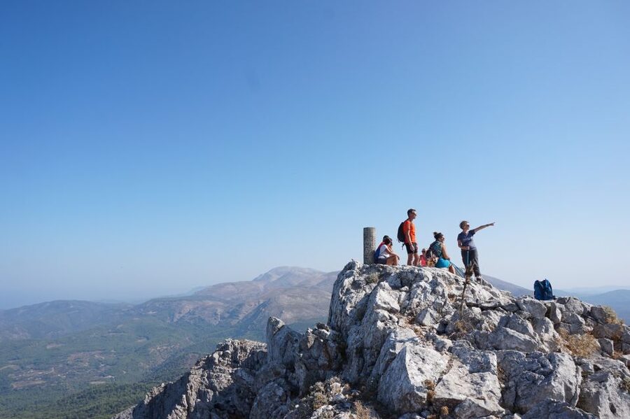 Rhodes: Hiking Tour to the Summit of Akramitis with Photos - A pine-forest descent on a different route