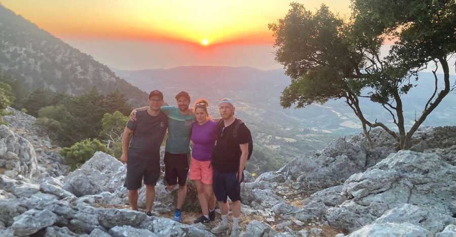 Rhodes: Salakos-Profitis Ilias Hike with Sunset - Cypress shade and Aleppo pine