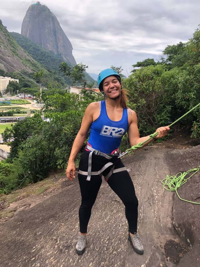 Rio De Janeiro: SUGARLOAF MOUNTAIN HIKE & CLIMB - Reaching the Sugarloaf summit
