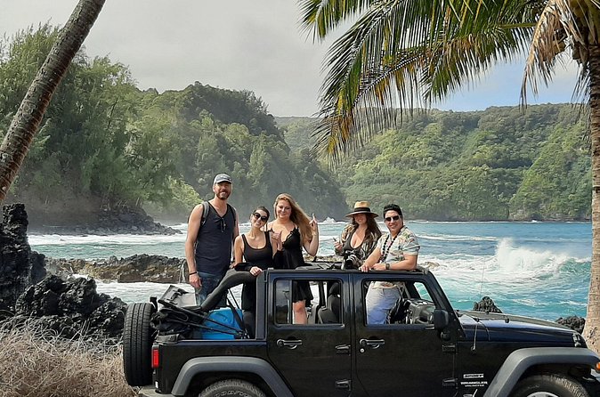 Road To Hana: Maui Waterfall Hiking Tour in Private Jeep - Black sand, sea turtles, and coastal stops