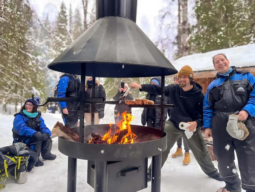 Rovaniemi: Korouoma Canyon Frozen Waterfalls Hike & BBQ - The campfire barbecue is more than a snack