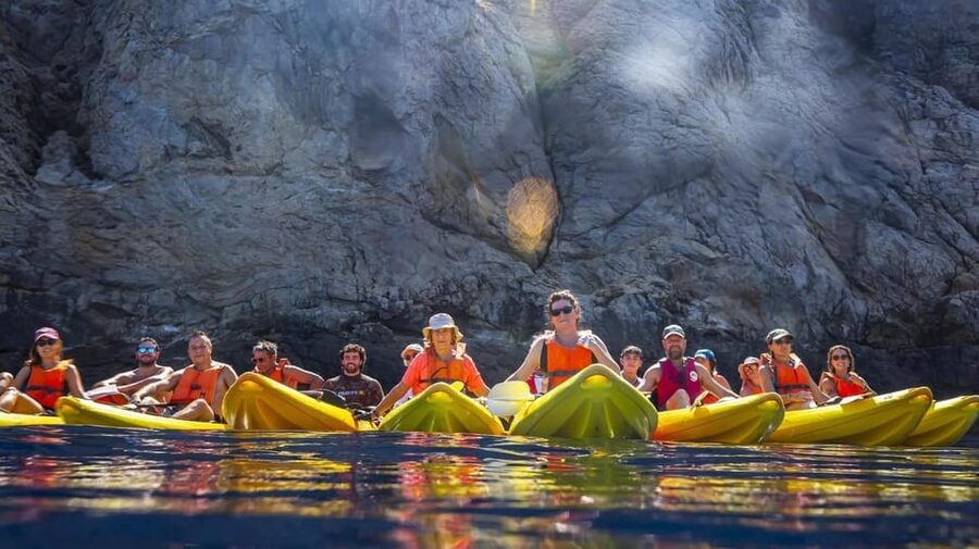 Sant Elm: Guided kayak tour to the Island Dragonera & Hiking - Swimming and snorkelling after the walk