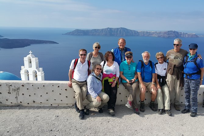 Santorini: 4hr Small Group Caldera Hike from Fira to Oia - The Castle of St Nicholas and the approach to Oia