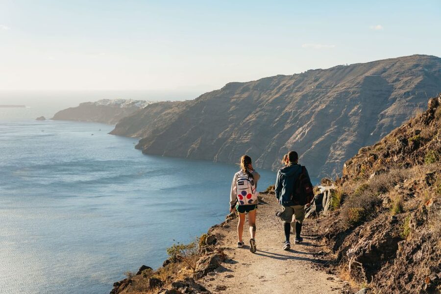Santorini: Caldera Trail Guided Hike and Sunset Viewing - Who should book this Santorini hike