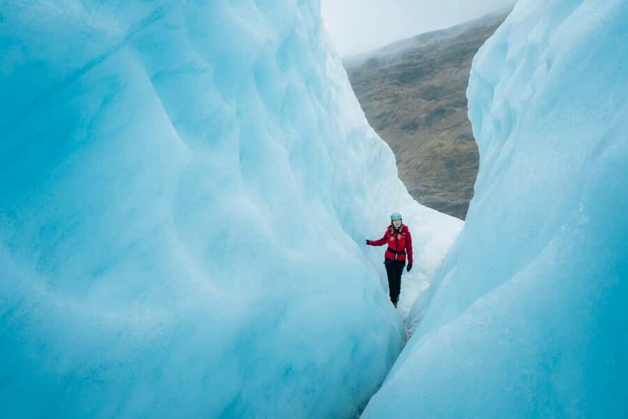 Skaftafell: Blue Ice Maze Glacier Hike on Vatnajökull - Entering the Blue Ice Maze