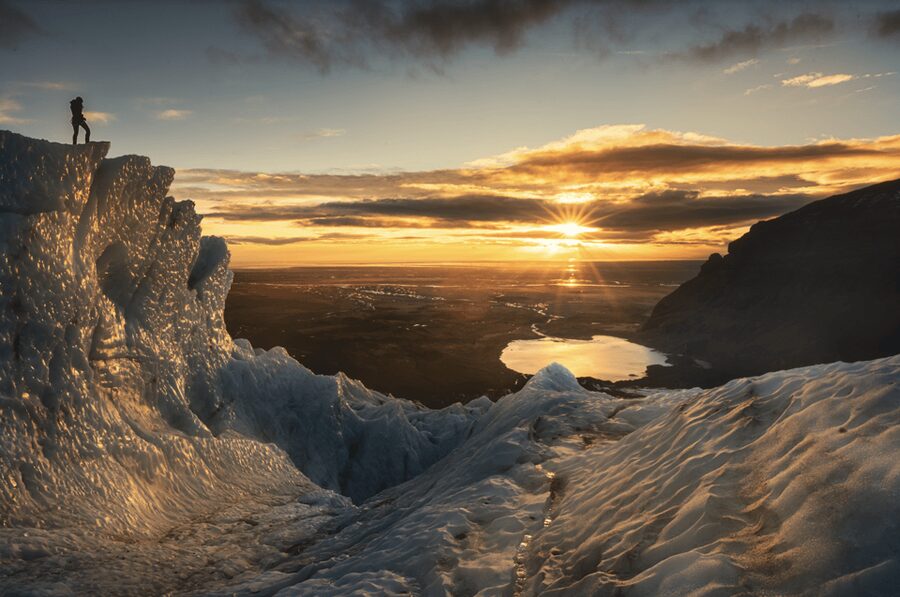 Skaftafell National Park: Falljokull Glacier Advanced Hike - Learning to walk with crampons