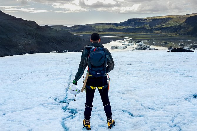 Solheimajokull Glacier 3-Hour Small-Group Hike - Walking toward Sólheimajökull’s blue ice
