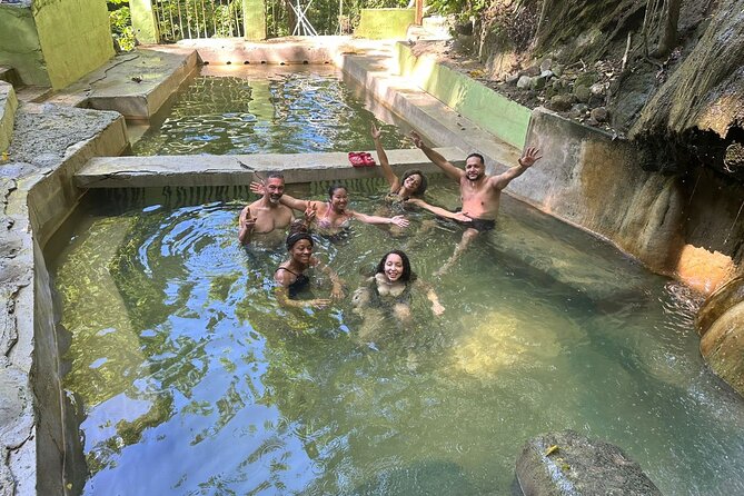 Soufriere Adventure Nature Trail Hike | Waterfall | Mud Baths - The Piton viewpoint starts the day with the big picture