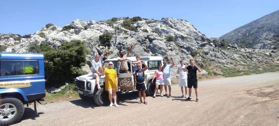 South Crete: Sarakinas Gorge Hike, Swim & Jeep Safari - Kritsa: narrow lanes and traditional Crete