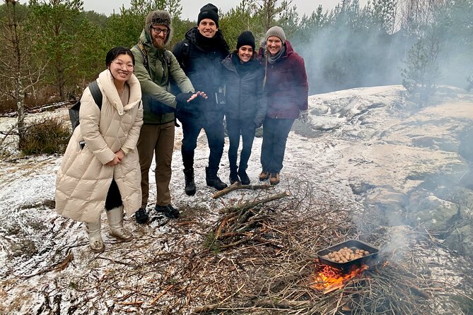 Stockholm: Nature Reserve Hiking Tour with Campfire Lunch - Granite, trees, and the chance of seeing deer