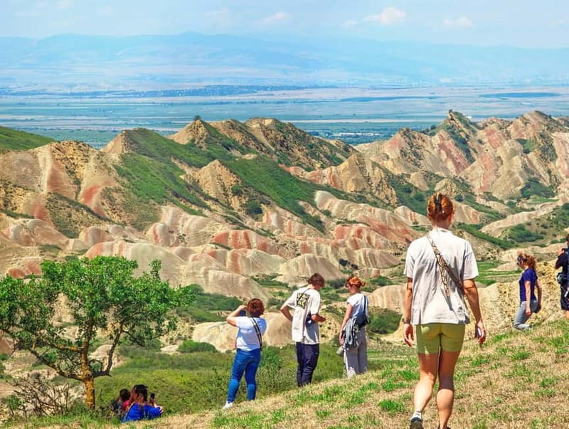 Tbilisi: Real Adventure – Gareja & Rainbow Desert 4x4 + Hike - Mravaltskaro Lake and the colored hills