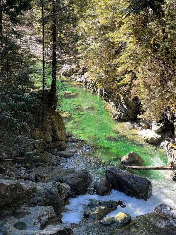Vancouver: Rainforest Waterfall Hike and Suspension Bridge - Waterfalls, pools, and the creek