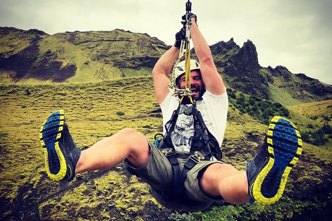 Zipline and Hiking Adventure Tour in Vík - Clothing, shoes, and weather